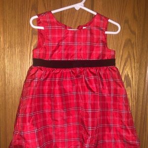 Christmas plaid dress